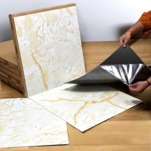 Self adhesive PVC marble flooring