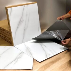 Self adhesive PVC marble flooring