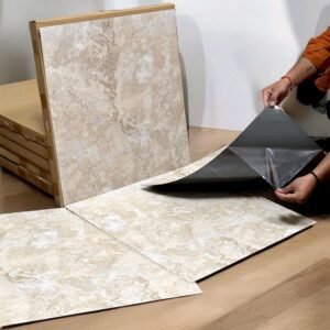 Self adhesive PVC marble flooring