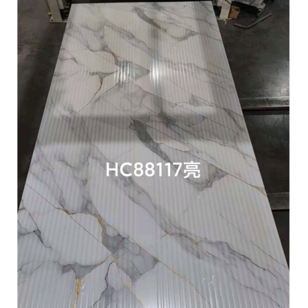 Fluted UV Marble Sheet